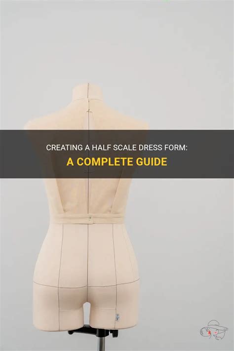 Half Scale Dress Form For Fashion Designers And Students