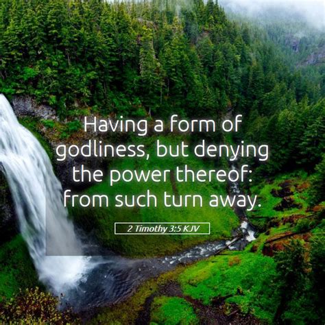 Having A Form Of Godliness Kjv Explained