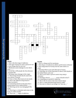 Having Form And Substance Crossword Answer Key