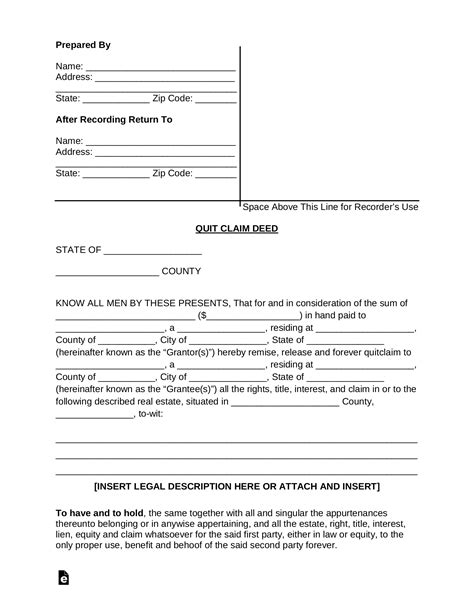 Hernando County Quit Claim Deed Form Download