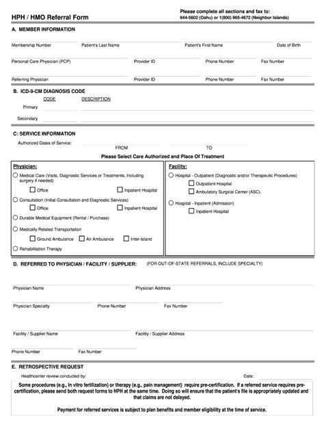 Hmsa Hmo Referral Form: A Step-By-Step Guide