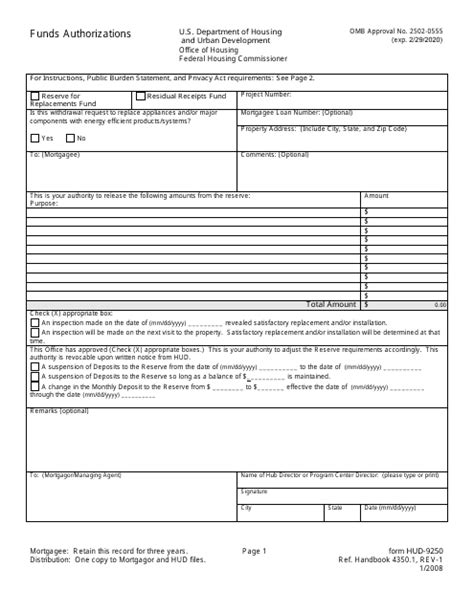 Hud 9250 Form: A Guide To Mortgage Insurance Endorsement