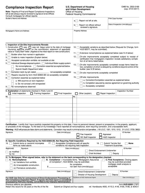 Hud Form 92051: Guide To Approval And Certification Process