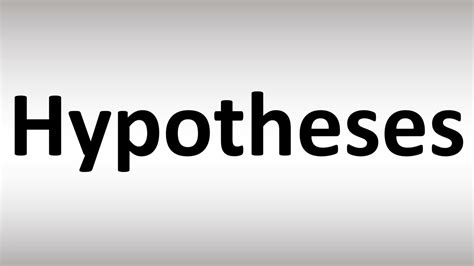 Hypotheses: The Plural Form Of Hypothesis Explained