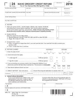 Idaho Form 24: Your Complete Filing Guide