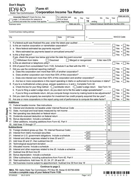 Idaho Form 41 Instructions: 7 Steps To Easy Filing