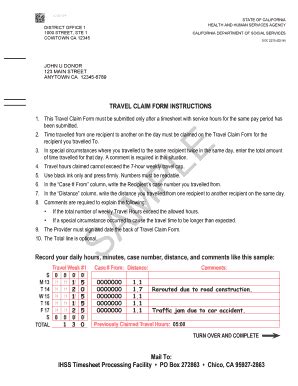 Ihss Travel Time Pay Form: A Complete Guide