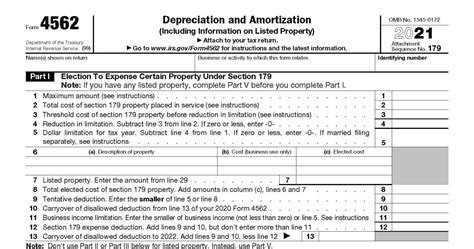 Irs Form 4562: Complete Guide To Filing Instructions