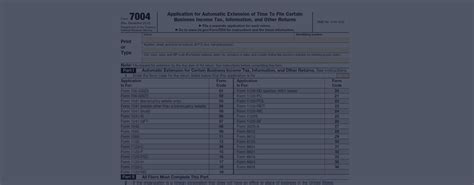 Irs Form 7004 Mailing Address: Quick Filing Guide