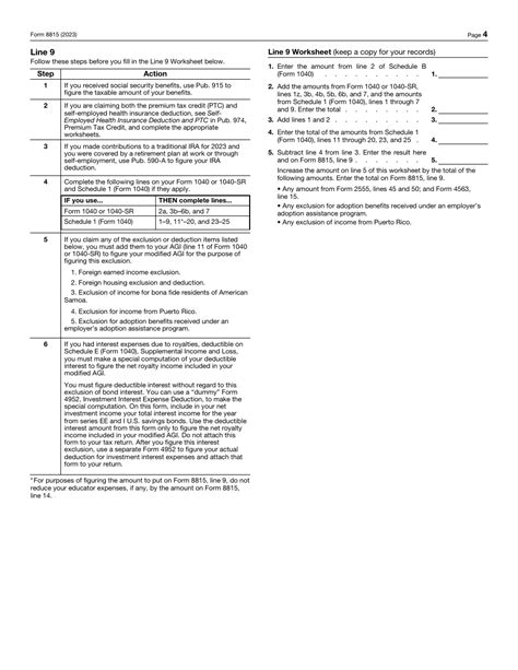 Irs Form 8815: Exclusion Of Interest From Series Ee Bonds