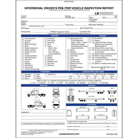 Jj Keller Pre Trip Inspection Form Made Easy