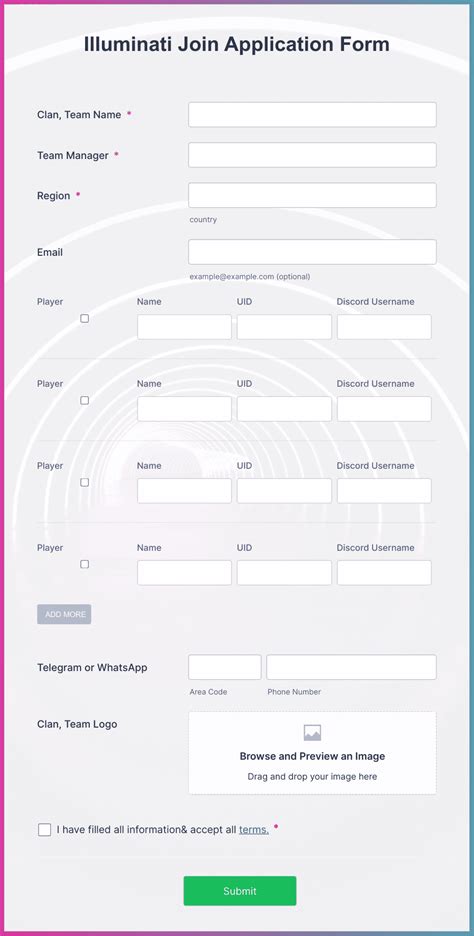 Join Illuminati Membership Application Form Online