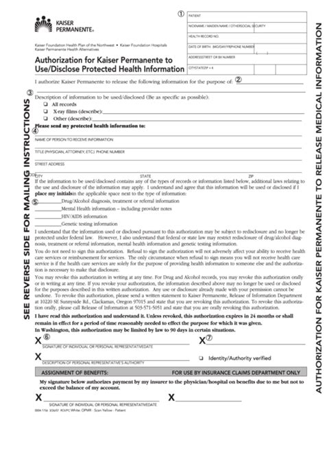 Kaiser Medical Records Release Form: Easy Access Guide