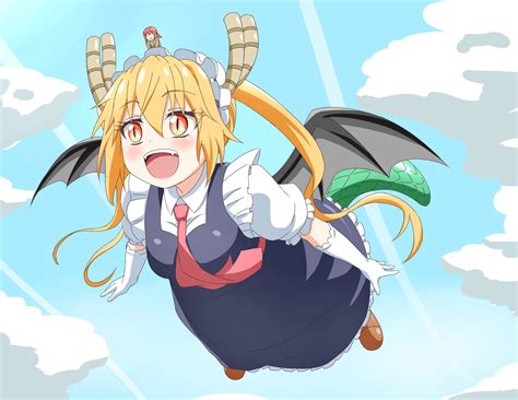 Kannas Dragon Form In Miss Kobayashis Dragon Maid