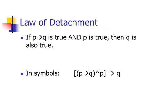 Law Of Detachment: Letting Go In Symbolic Form