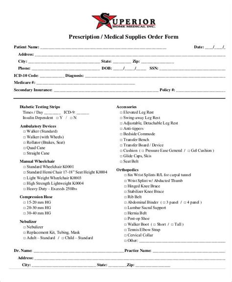 Lincare Order Form: Efficiently Manage Your Healthcare Supplies