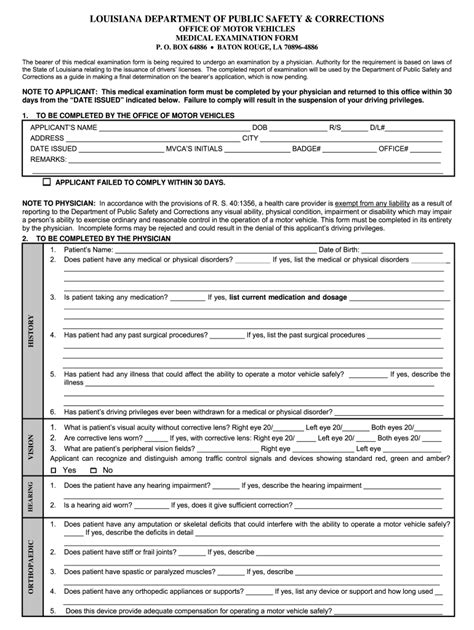 Louisiana Dmv Handicap Form: A Step-By-Step Guide