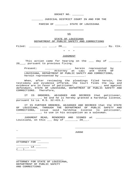 Louisiana Hardship License Application Form: A Step-By-Step Guide