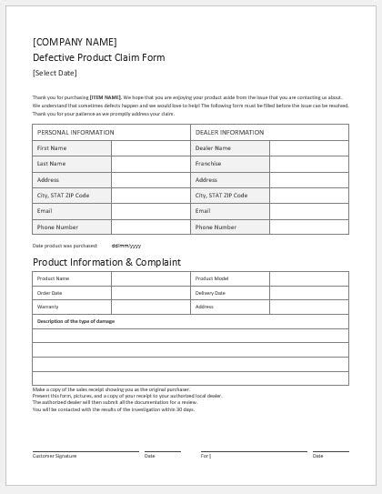 Lululemon Defective Product Claim Form Guide