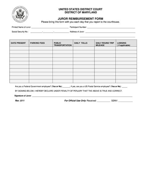 Maryland Jury Duty Exemption Form Made Easy