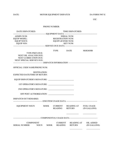 Master Da Form 5987-E In 5 Easy Steps