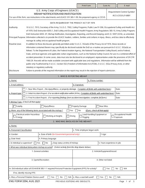 Mastering Eng Form 3394 In 5 Easy Steps