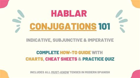 Mastering Hablar In The Yo Form In Spanish