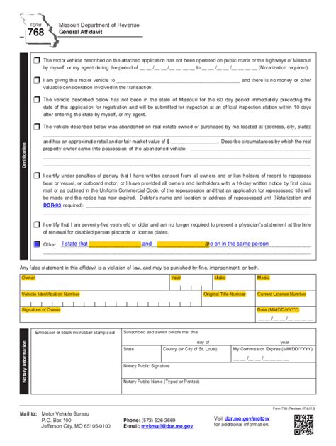 Mastering Missouri Form 768: 5 Essential Tips