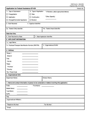 Mastering Standard Form 424a In 5 Easy Steps