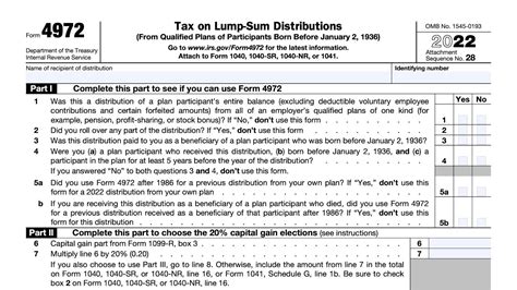 Mastering The 4972 Tax Form: 5 Essential Tips