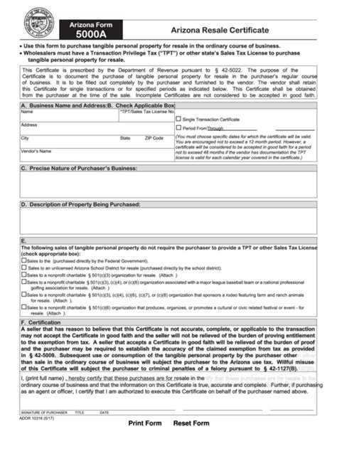 Mastering The Az 5000a Form In 5 Easy Steps