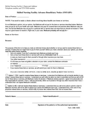 Mastering The Snf Abn Form Cms 10055: 5 Essential Tips