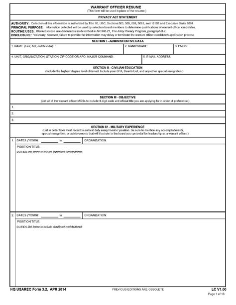 Mastering Usarec Form 3.2 In 5 Easy Steps