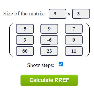 Matrix To Rref Calculator: Simplify Your Math Efforts