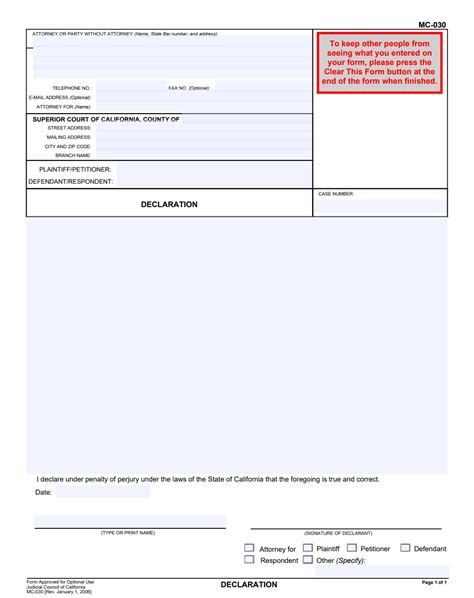 Mc 030 Fillable Form: Download And Instructions