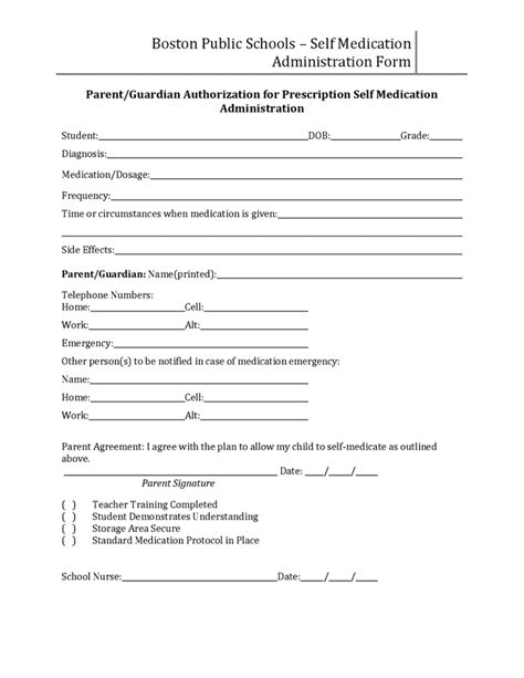 Mcps Medication Form: A Guide For Parents And Guardians