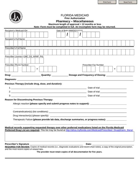 Medicaid Authorization Form Florida: A Step-By-Step Guide