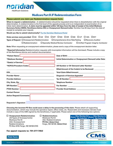 Medicare Redetermination Form Part B: A Step-By-Step Guide