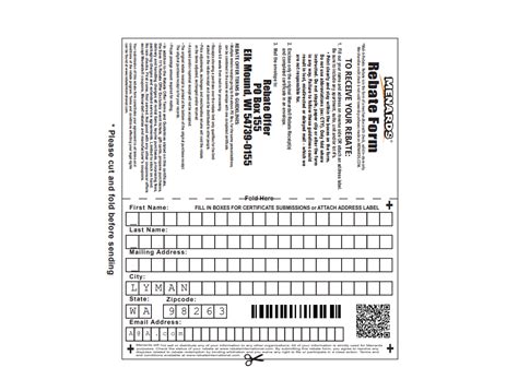 Menards Rebate Form Printable Download And Submission Guide