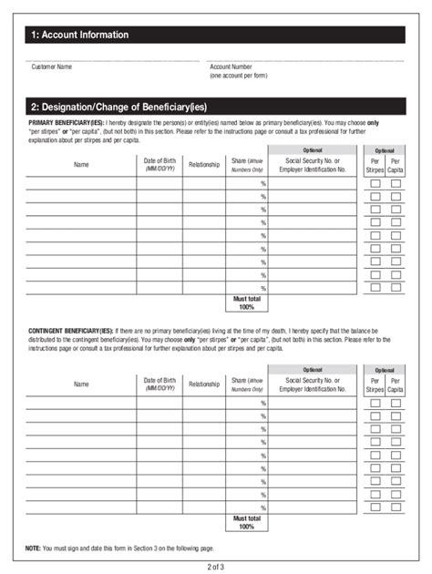 Merrill Lynch Beneficiary Distribution Form Made Easy