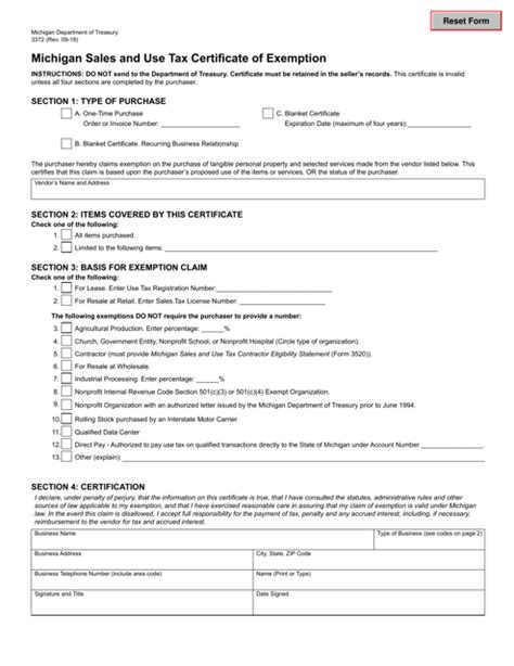 Michigan Form 3372: Unemployment Tax Registration Guide