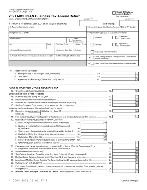 Michigan Form 4567: A Guide To Filing And Compliance