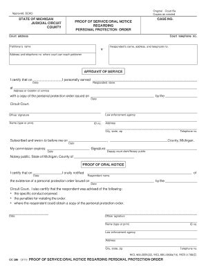 Michigan Proof Of Service Form: A Step-By-Step Guide