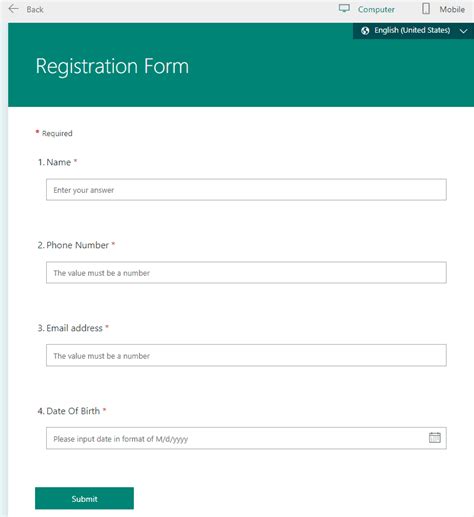 Microsoft Form Templates: Boost Productivity With Pre-Made Forms