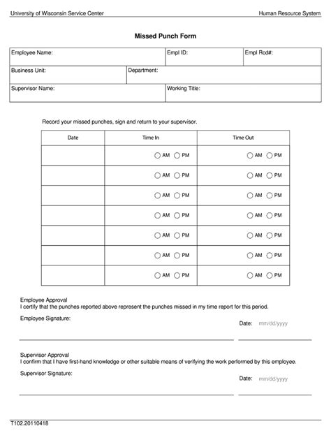 Missed Punch Form Nyp: What You Need To Know