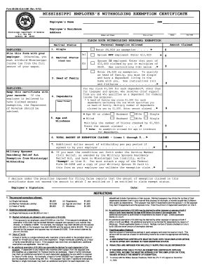 Mississippi Withholding Form: A Step-By-Step Filing Guide