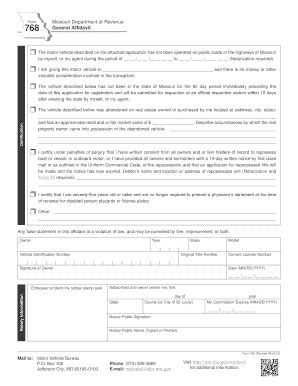 Missouri Dor Form 768: A Step-By-Step Filing Guide