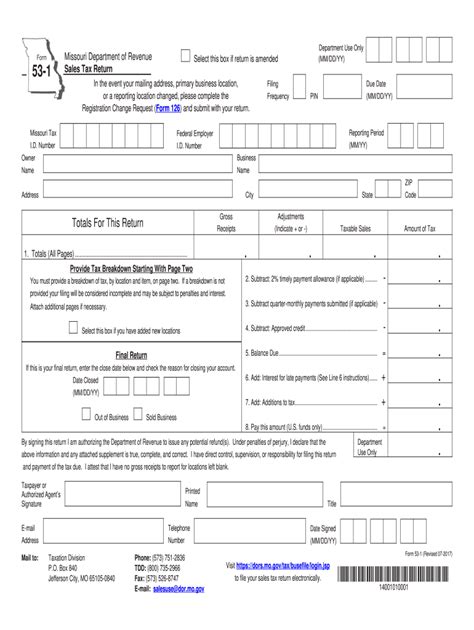 Missouri Form 5060: A Guide To Filing State Income Tax