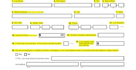 Missouri Lottery Claim Form: Step-By-Step Guide