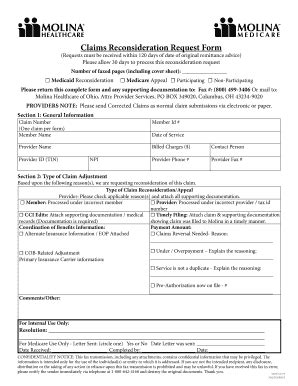 Molina Reconsideration Form: A Step-By-Step Appeal Guide